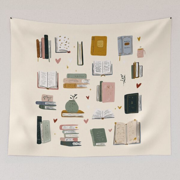 Item preview, Lots and Lots of Books designed and sold by bubblyrainbow.