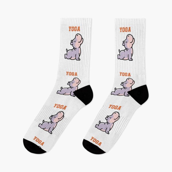 Item preview, Cute Hippopotamus Yoga Funny Animal designed and sold by QuiteOrbit.