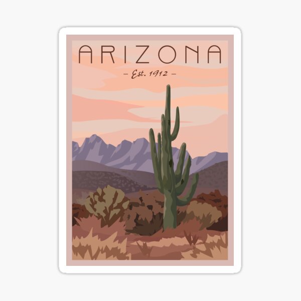 Travel Arizona Sticker