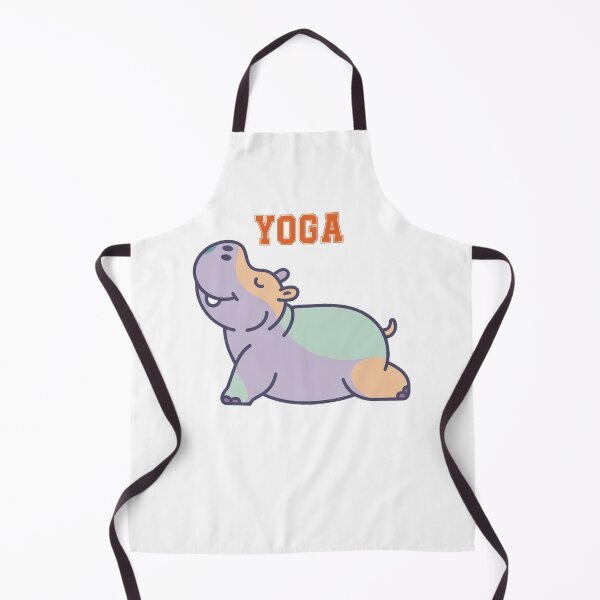 Item preview, Funny Hippo Cute Yoga Humor Design designed and sold by QuiteOrbit.