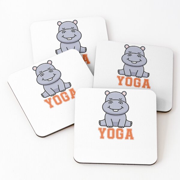 Item preview, Yoga Lover Gift Cute Hippo Meditation designed and sold by QuiteOrbit.