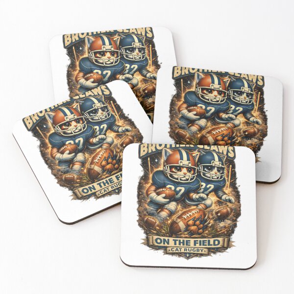 Item preview, Brother Claws On The Field – Cat Rugby Vintage Sports  designed and sold by CatLovers Studio.