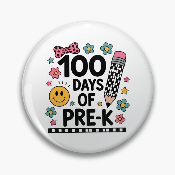 Item preview, Cute 100th Day of School Coquette Bow 100 Days of Pre-k designed and sold by TrinaEspinoza.