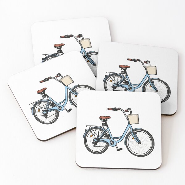 Item preview, Amsterdam Bicycle Sticker | Postcards from Amsterdam Collection designed and sold by PinkPeelUK.