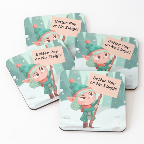 Item preview, Better Pay or No Sleigh! designed and sold by bubblyrainbow.