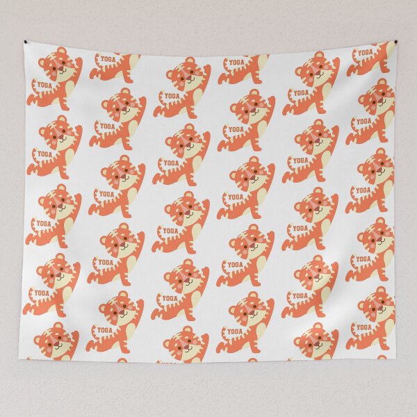 Item preview, Cute Tiger Yoga Funny Animal  designed and sold by QuiteOrbit.