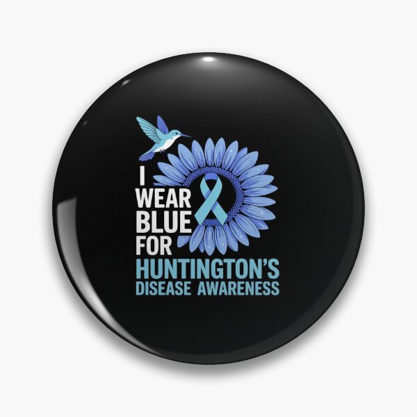 Item preview, I Wear Blue For Huntington's Disease Awareness Sunflower designed and sold by fferomananul.