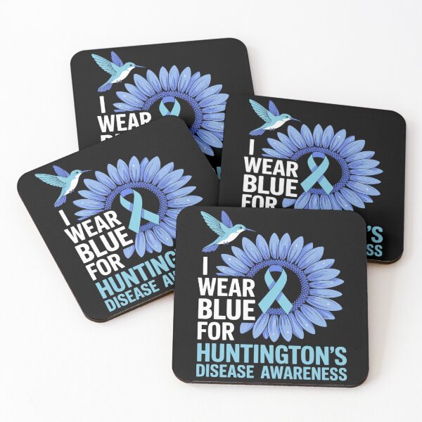 Item preview, I Wear Blue For Huntington's Disease Awareness Sunflower designed and sold by fferomananul.