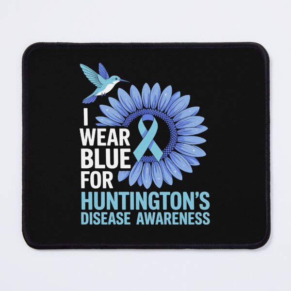 Item preview, I Wear Blue For Huntington's Disease Awareness Sunflower designed and sold by fferomananul.