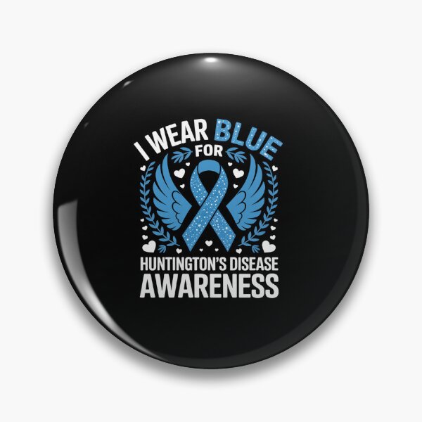 Item preview, I Wear Blue For Huntington's Disease Awareness Support designed and sold by fferomananul.