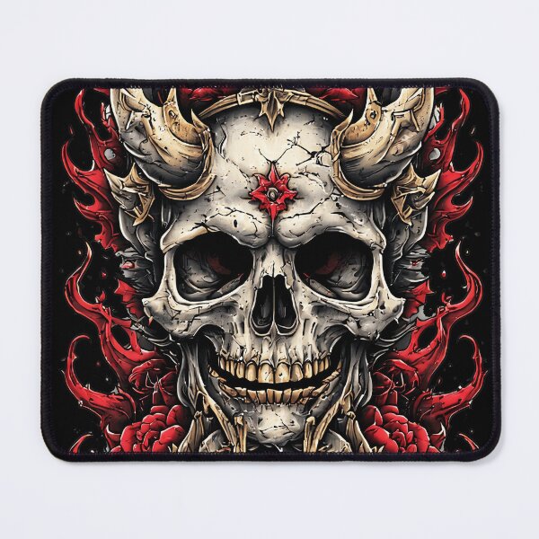 Item preview, red skull designed and sold by aliraweb.
