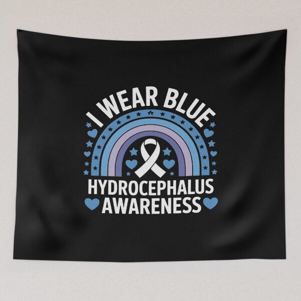 Item preview, I Wear Blue Hydrocephalus Awareness designed and sold by fferomananul.