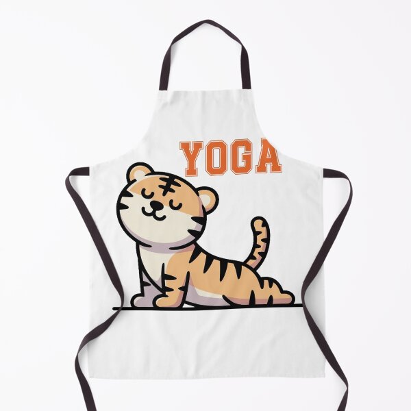 Item preview, Funny Tiger Cute Yoga Humor Design designed and sold by QuiteOrbit.