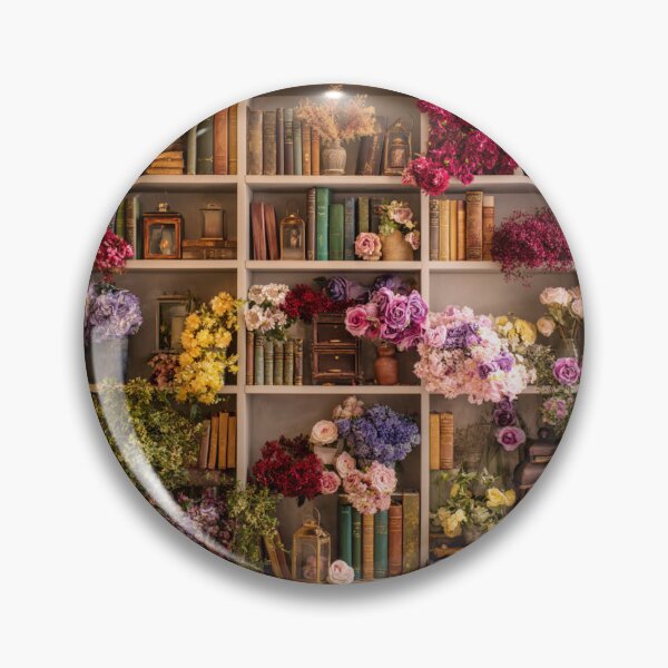 Item preview, Books and Flowers designed and sold by bubblyrainbow.