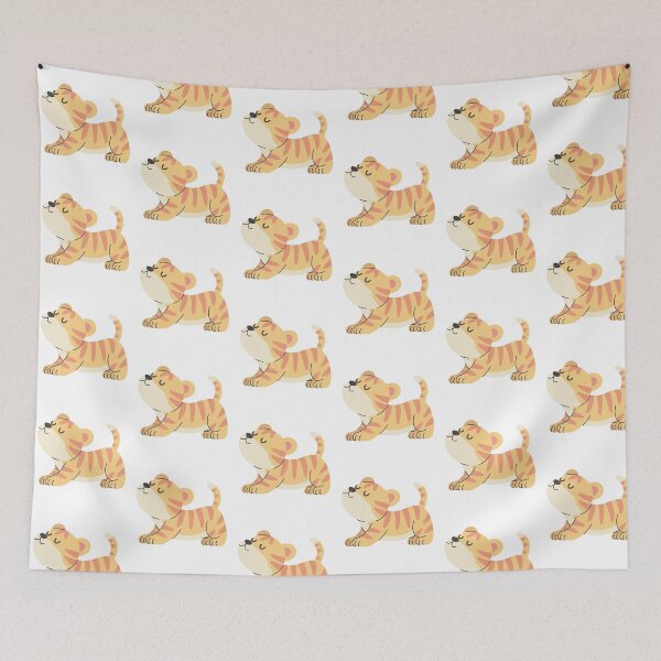 Item preview, Yoga Lover Gift Cute Tiger Meditation designed and sold by QuiteOrbit.