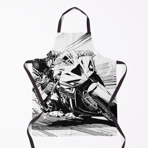 Item preview, Black and white vector motorcycle racer designed and sold by dcrc.