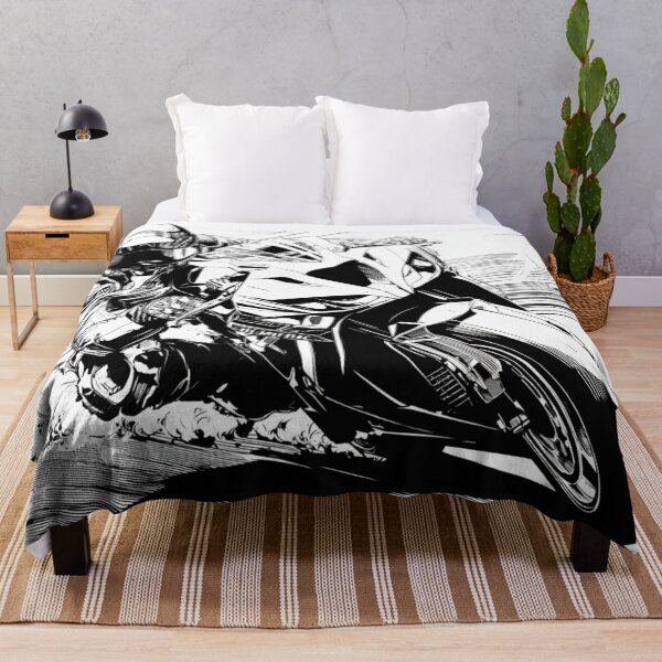 Item preview, Black and white vector motorcycle racer designed and sold by dcrc.