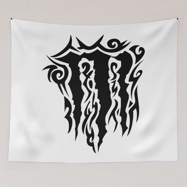 Item preview, Tribal letter M. Cybergoth ornamental designed and sold by Tribalgothss.