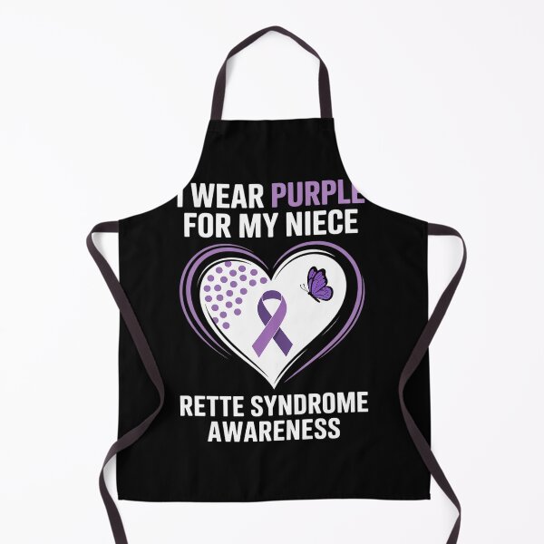 Item preview, I wear PURPLE for my SISTER RETT SYNDROME Awareness designed and sold by fferomananul.