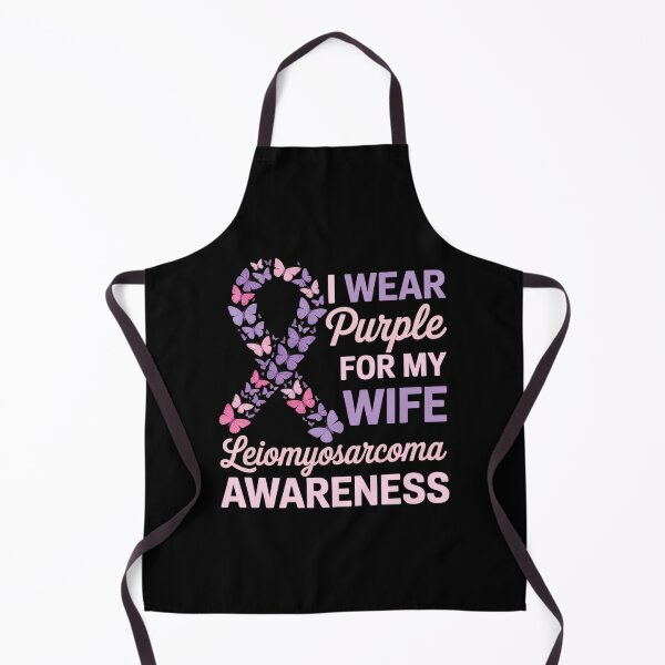 Item preview, I wear Purple for my Wife Leiomyosarcoma Awareness designed and sold by fferomananul.
