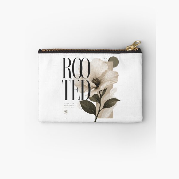 Item preview, Rooted & Grounded – Elegant Floral Artwork designed and sold by Vals Crafts Creations Studio.