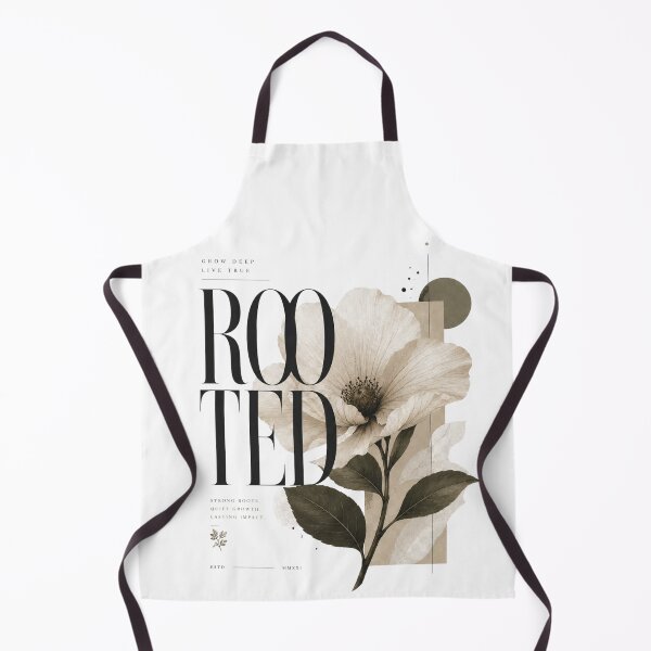 Item preview, Rooted & Grounded – Elegant Floral Artwork designed and sold by Vals Crafts Creations Studio.