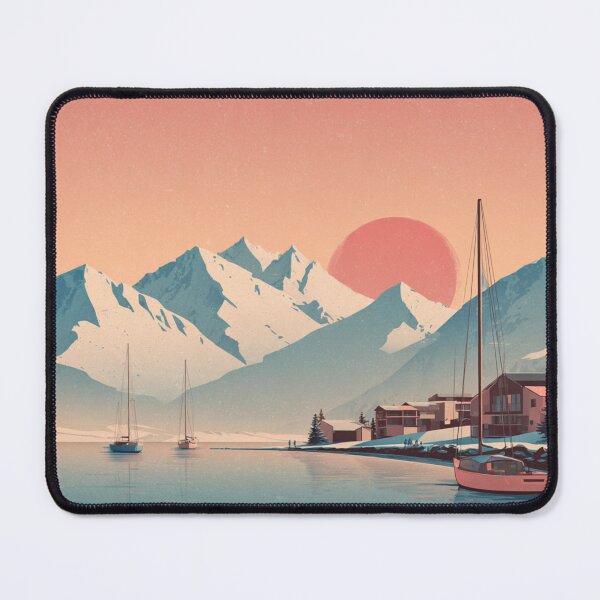 Item preview, Harbor Town Sunset designed and sold by bubblyrainbow.