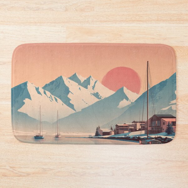 Item preview, Harbor Town Sunset designed and sold by bubblyrainbow.