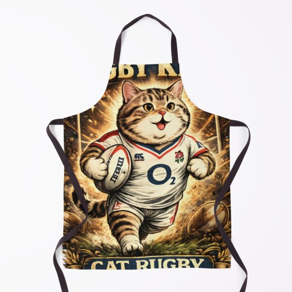 Item preview, Rugby King Cat – Funny Cat Rugby Vintage Sports designed and sold by CatLovers Studio.