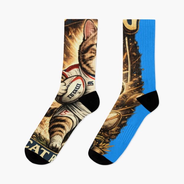 Item preview, Rugby King Cat – Funny Cat Rugby Vintage Sports  designed and sold by CatLovers Studio.