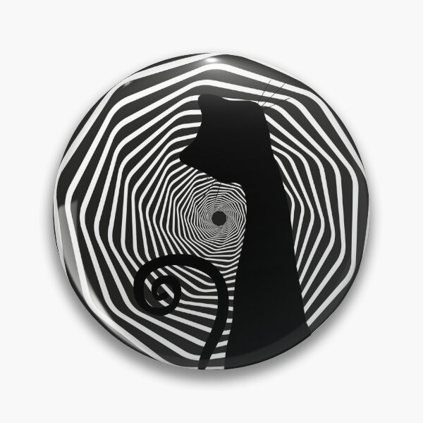 Item preview, Trippy Cat (Black and White)  designed and sold by CoolCatsCo.