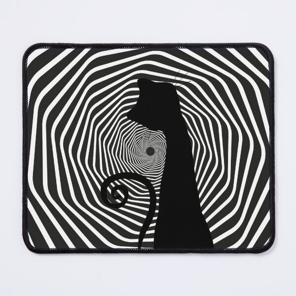 Item preview, Trippy Cat (Black and White) designed and sold by CoolCatsCo.