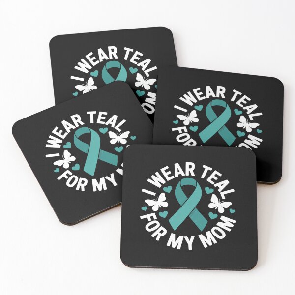 Item preview, I Wear Teal For My Mom Teal Ribbon designed and sold by fferomananul.