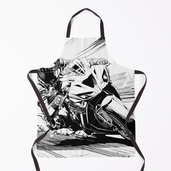 Item preview, Black and white vector motorcycle racer designed and sold by dcrc.