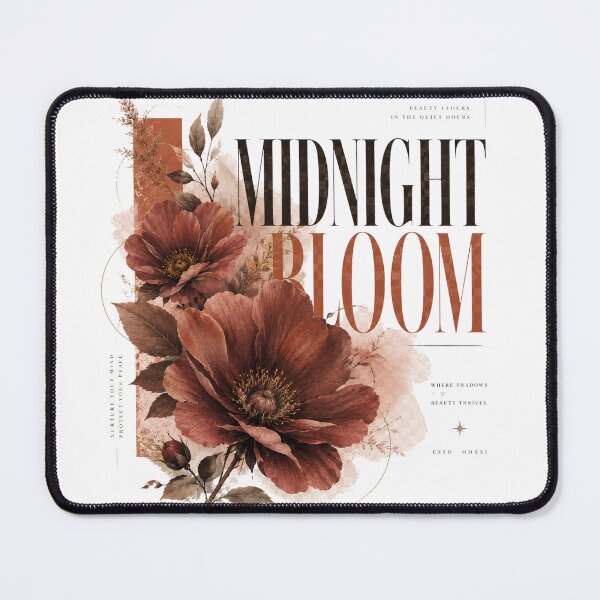 Item preview, Midnight Bloom – Moody Floral Botanical Artwork designed and sold by Vals Crafts Creations Studio.