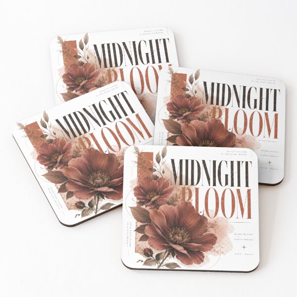 Item preview, Midnight Bloom – Moody Floral Botanical Artwork designed and sold by Vals Crafts Creations Studio.