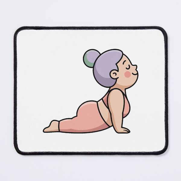 Item preview, Funny Yoga Mom Upward Facing Human designed and sold by QuiteOrbit.