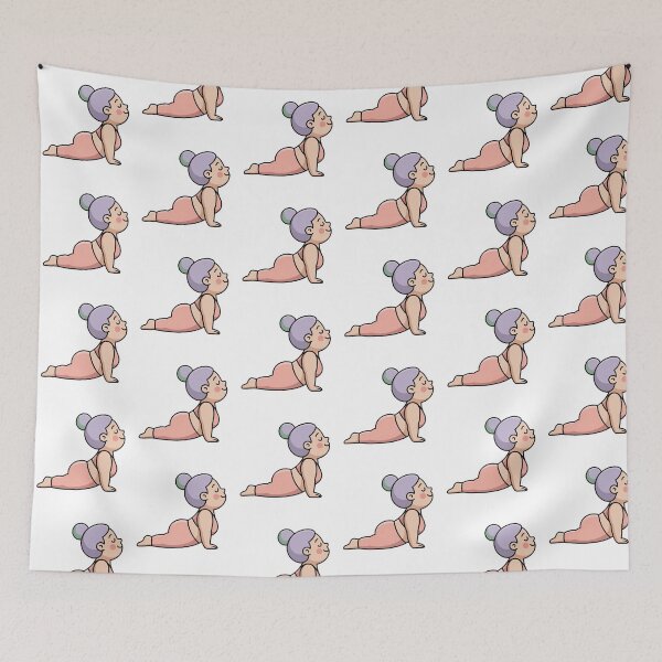 Item preview, Funny Yoga Mom Upward Facing Human designed and sold by QuiteOrbit.