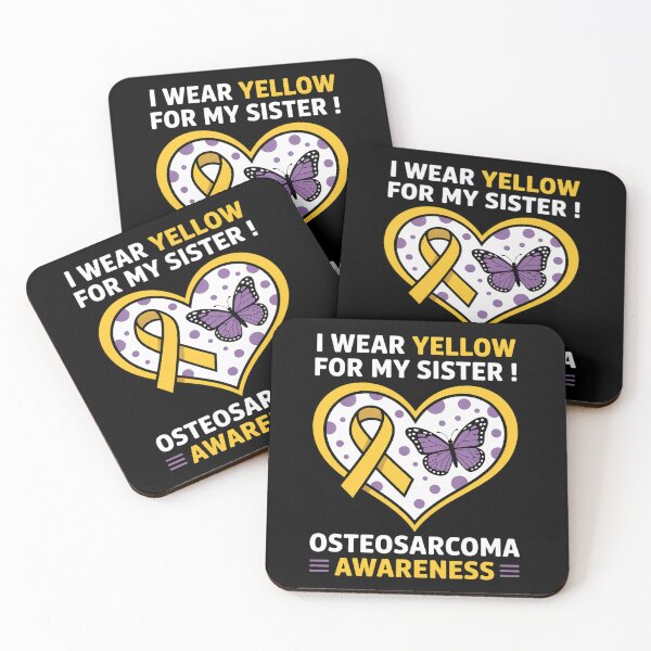 Item preview, I Wear Yellow for My Sister Osteosarcoma Awareness designed and sold by fferomananul.