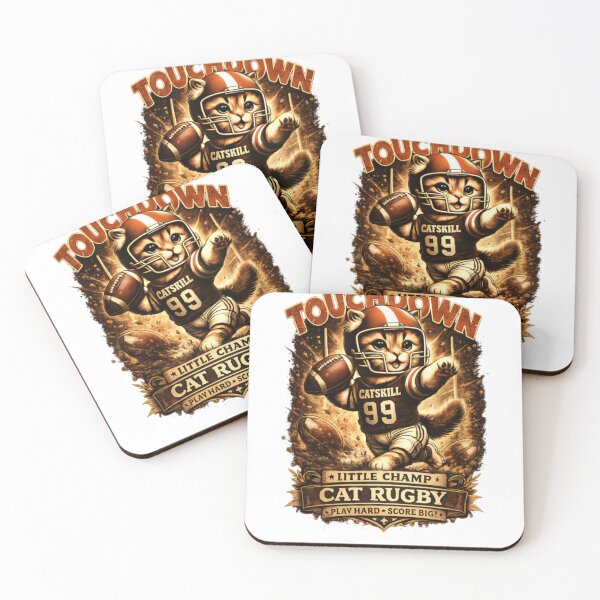 Item preview, Rugby King Cat – Funny Cat Rugby Vintage Sports designed and sold by CatLovers Studio.
