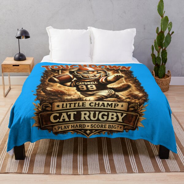 Item preview, Rugby King Cat – Funny Cat Rugby Vintage Sports designed and sold by CatLovers Studio.