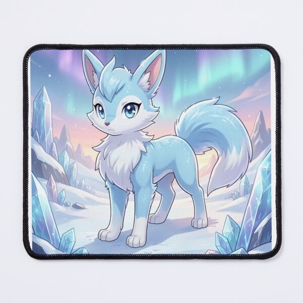 Item preview, Cute Frost Fox in Arctic = AI Generated Image designed and sold by Prestons Corner.