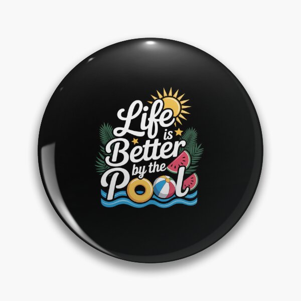 Item preview, Life is Better at The Pool Summer Vacation Summer Party designed and sold by fferomananul.