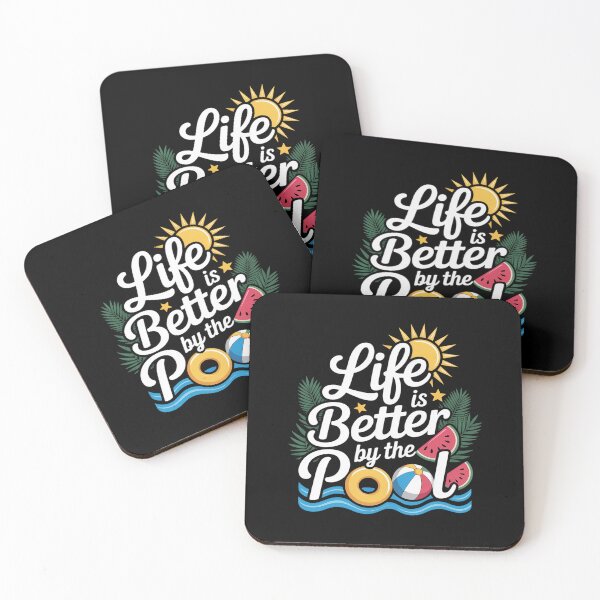 Item preview, Life is Better at The Pool Summer Vacation Summer Party designed and sold by fferomananul.