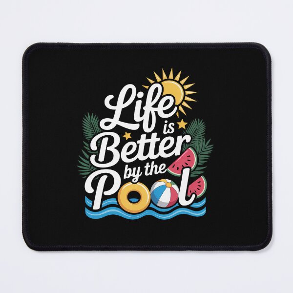 Item preview, Life is Better at The Pool Summer Vacation Summer Party designed and sold by fferomananul.
