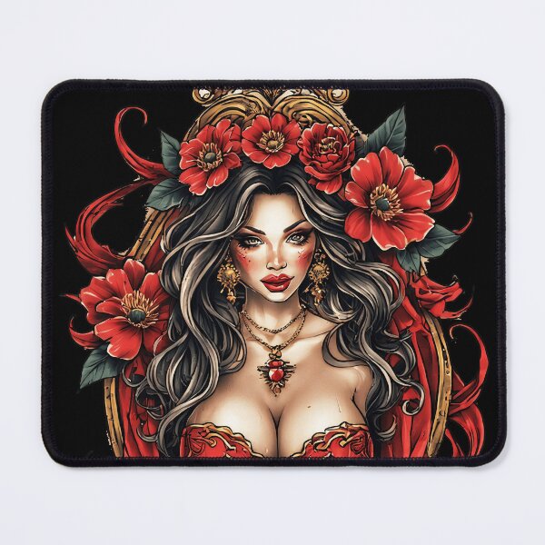 Item preview, red hot lady designed and sold by aliraweb.