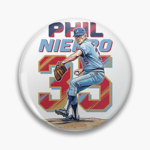 Item preview, Phil Niekro #35 - Knuckleball Legend - Retro Atlanta Baseball Art designed and sold by Thogan0416.