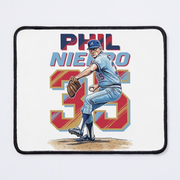Item preview, Phil Niekro #35 - Knuckleball Legend - Retro Atlanta Baseball Art designed and sold by Thogan0416.