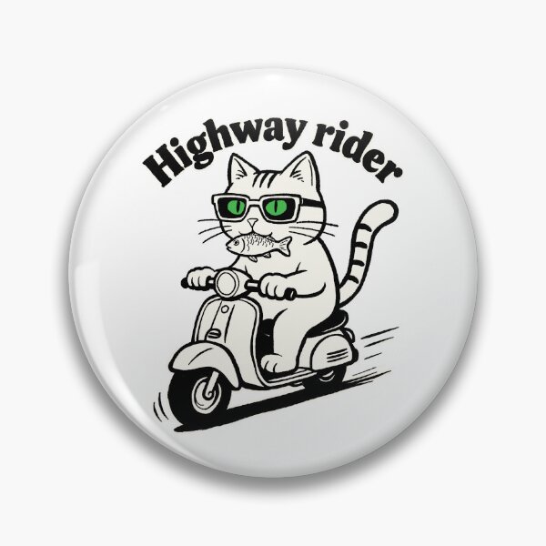 Item preview, Highway Rider Cat designed and sold by SugarCore.