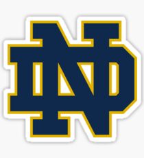 Universität von Notre Dame Logo Sticker
